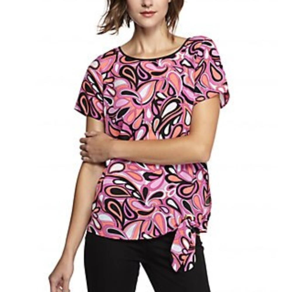 MICHAEL Michael Kors Calabasas Tie Top Small